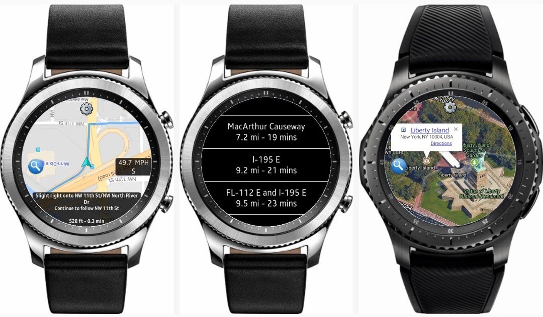 Best GPS & Navigation Apps For Galaxy Watch, Gear S3 & Gear Sport