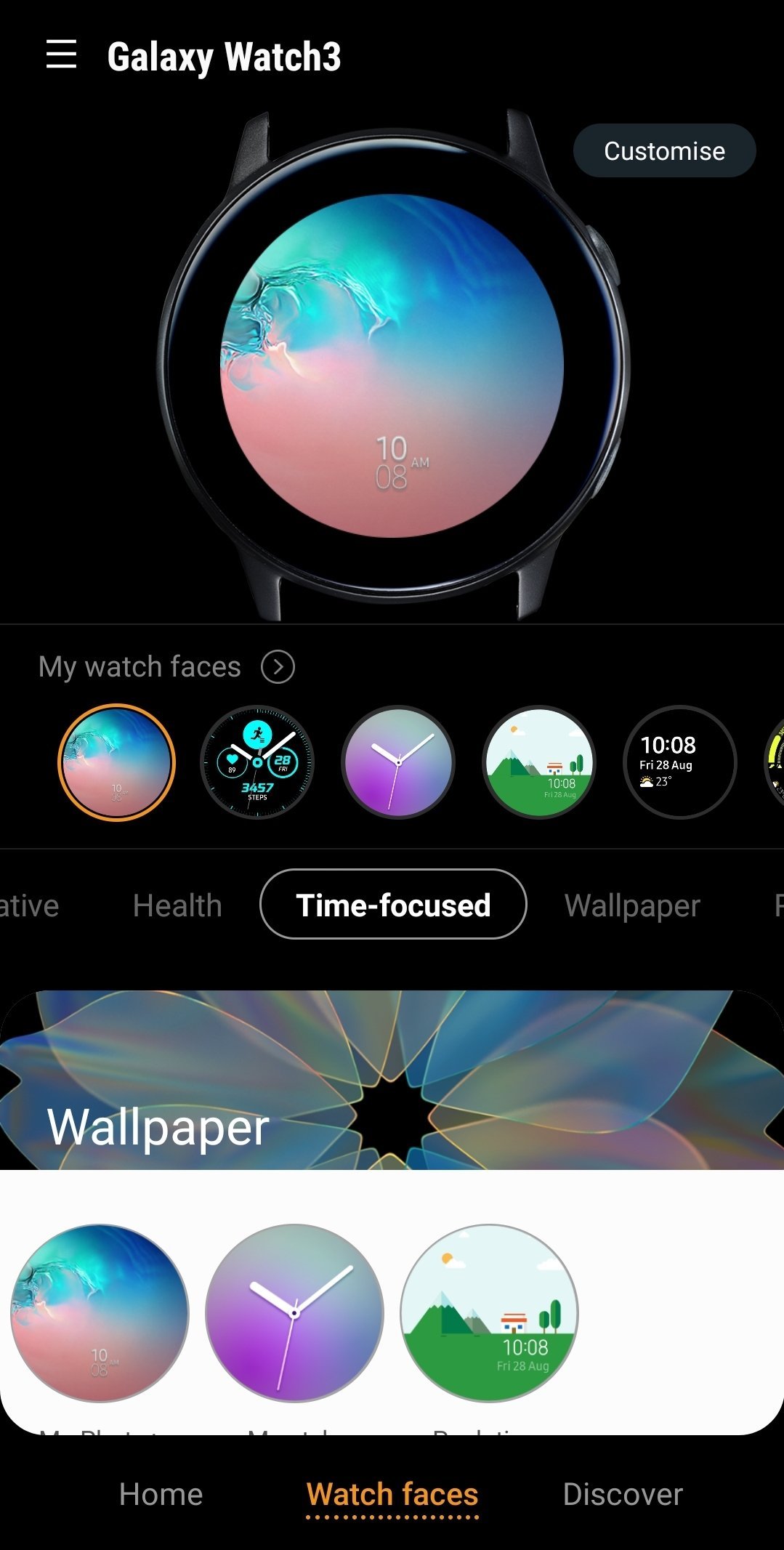 Galaxy Watch 3 Watch Faces