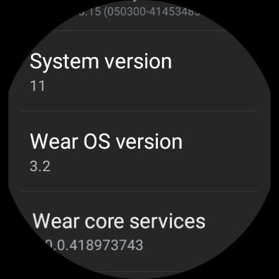 New Wear OS 3.2 Update