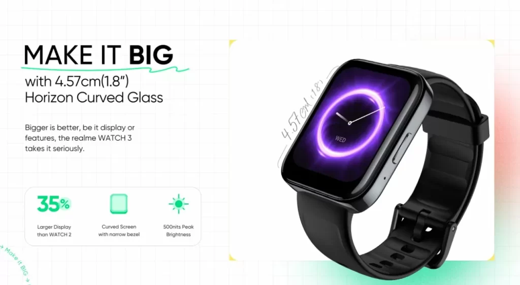 Realme Watch 3 Features
