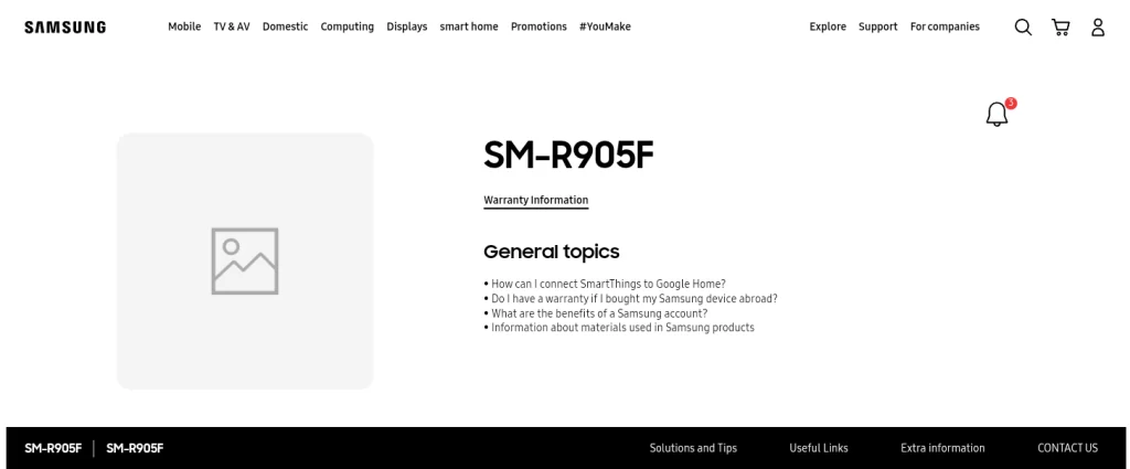 Galaxy Watch 5 Support Pages