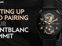 This is Montblanc’s Wear OS 3 Skin without Samsung’s One UI Watch