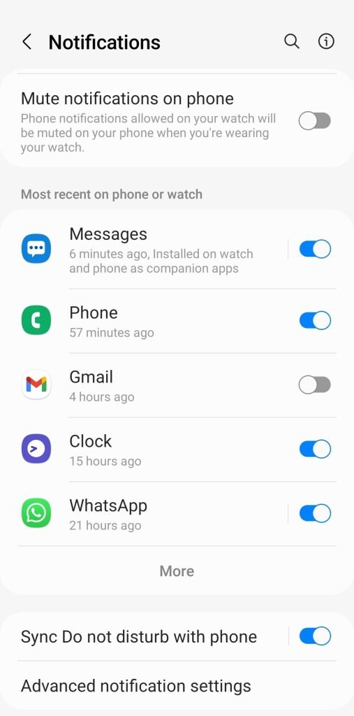 WhatsApp on Galaxy Watch 5 Pro
