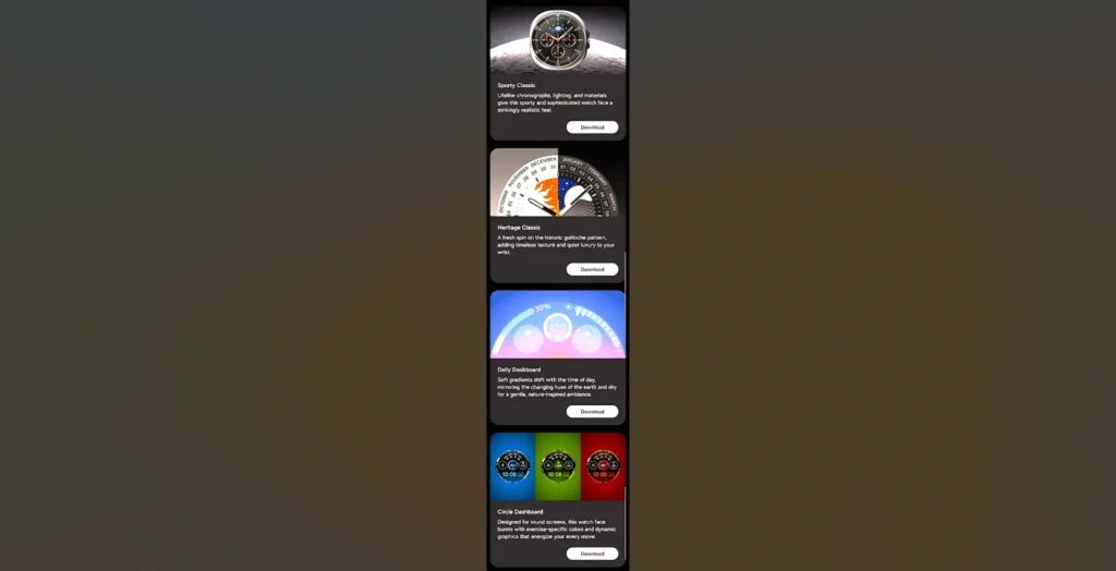 Galaxy Watch 8 Faces