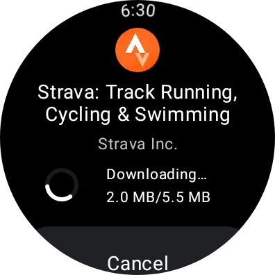 Strava on Galaxy Watch