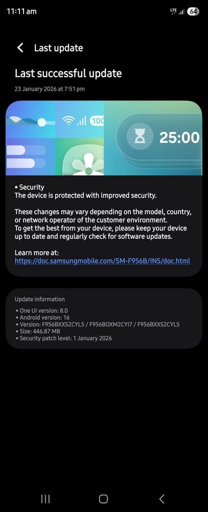 Fold 6 January Update