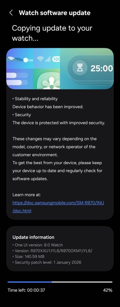 Galaxy Watch 4 India Update