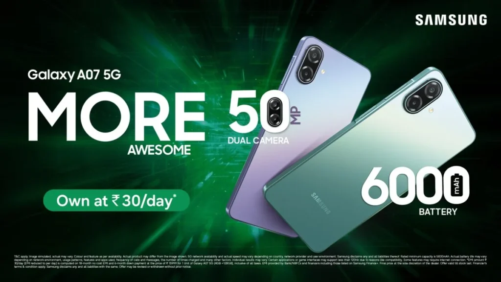 Galaxy A07 Phone Launched